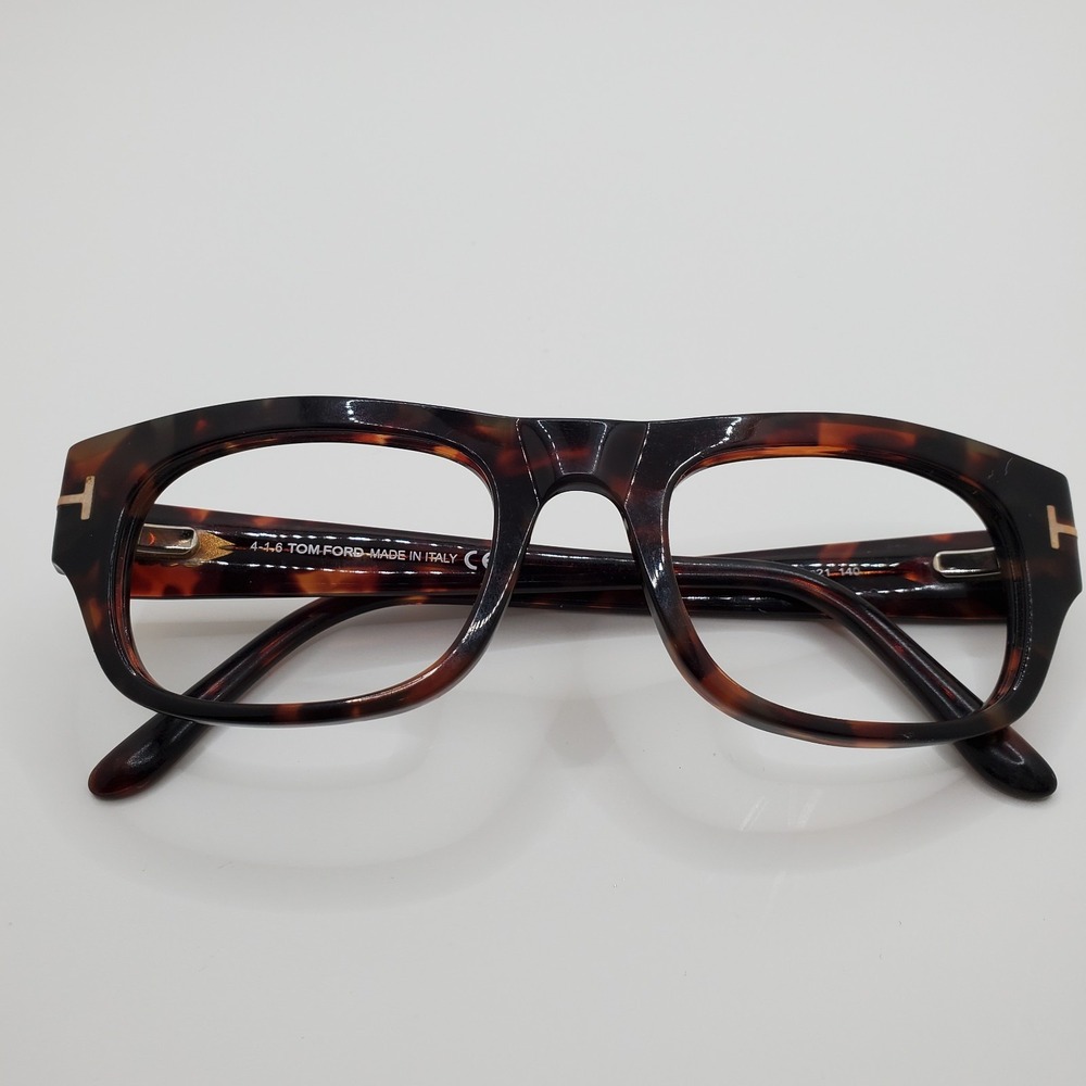 Tom Ford TF5415 054 Unisex Eyeglasses Frame Dark Tortoise Full Rim 50-21-140 mm